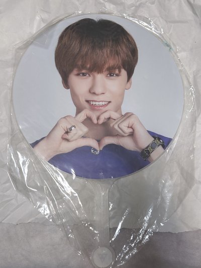（現貨 紙箱寄出）seventeen 絕版 Vernon 大扇 扇子