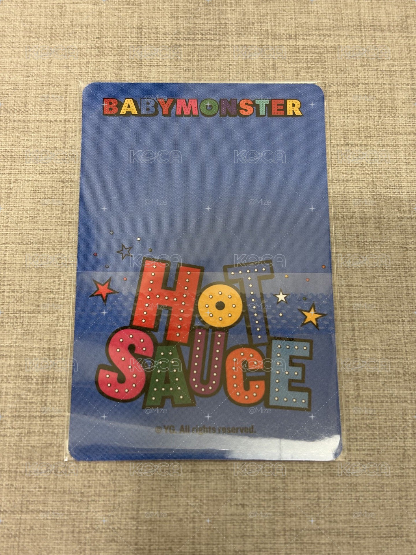 HOT SAUCE L型資料夾賢 週邊卡 原包裝出貨