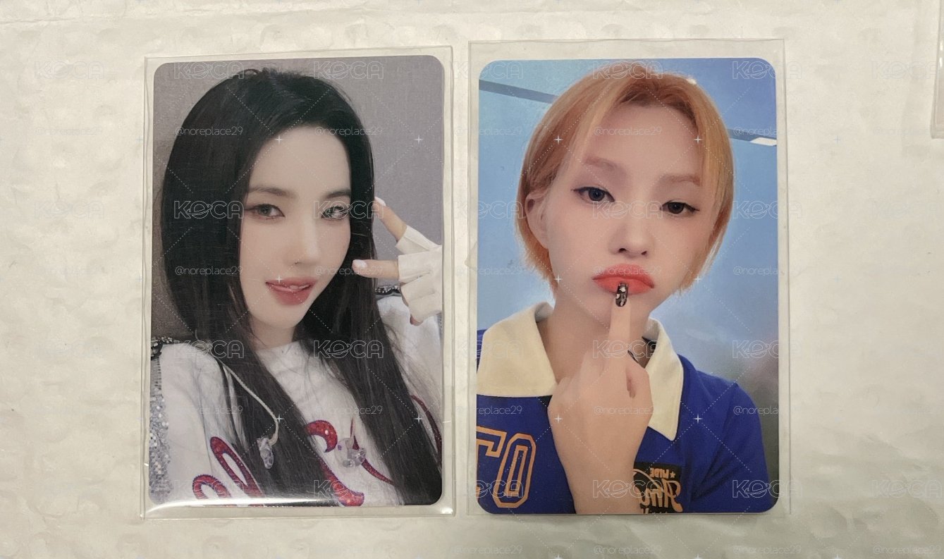 i-dle 小娟 展覽磁鐵 正二 中背小卡 和小狐狸一起發大財吧(圖1+圖2)