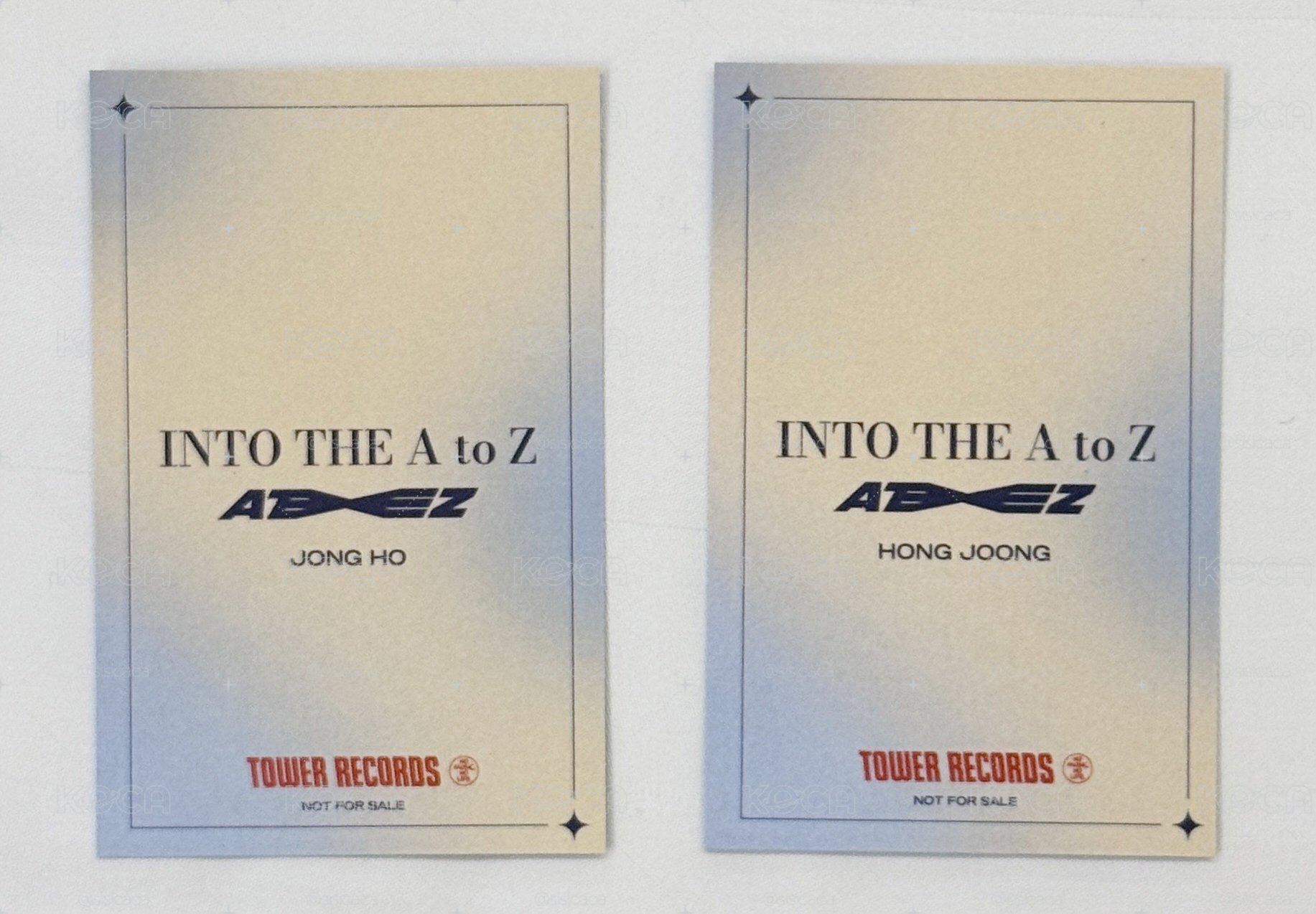 金弘中 崔鍾浩 Into the A to Z 日本 塔店 滿額卡 