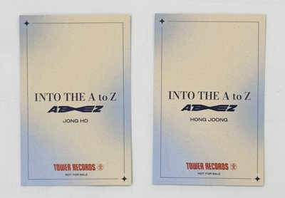 金弘中 崔鍾浩 Into the A to Z 日本 塔店 滿額卡 