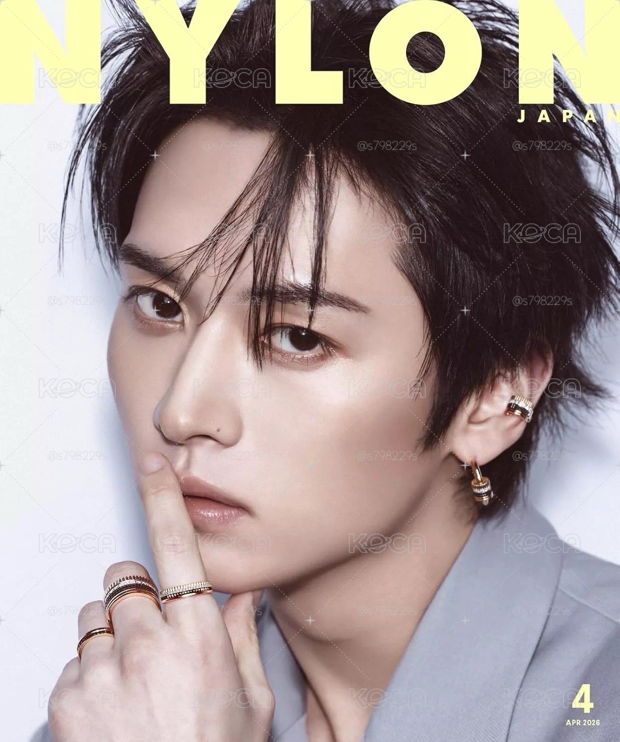 ［現貨］宇宙神顏李旻浩雙封面雜誌 Nylon Japan 4月號