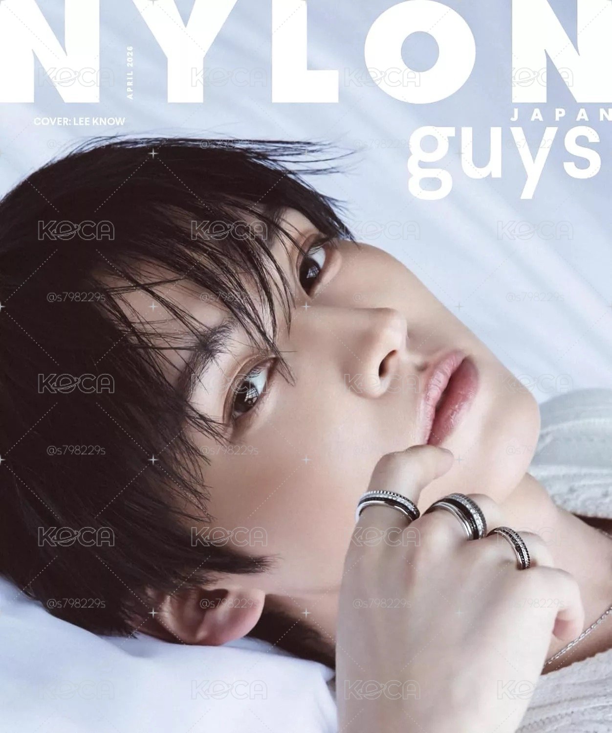 ［現貨］宇宙神顏李旻浩雙封面雜誌 Nylon Japan 4月號
