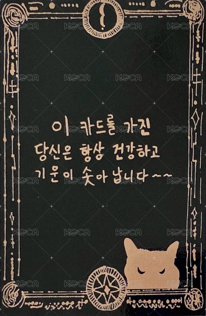 雪明 打歌卡 符卡 背面