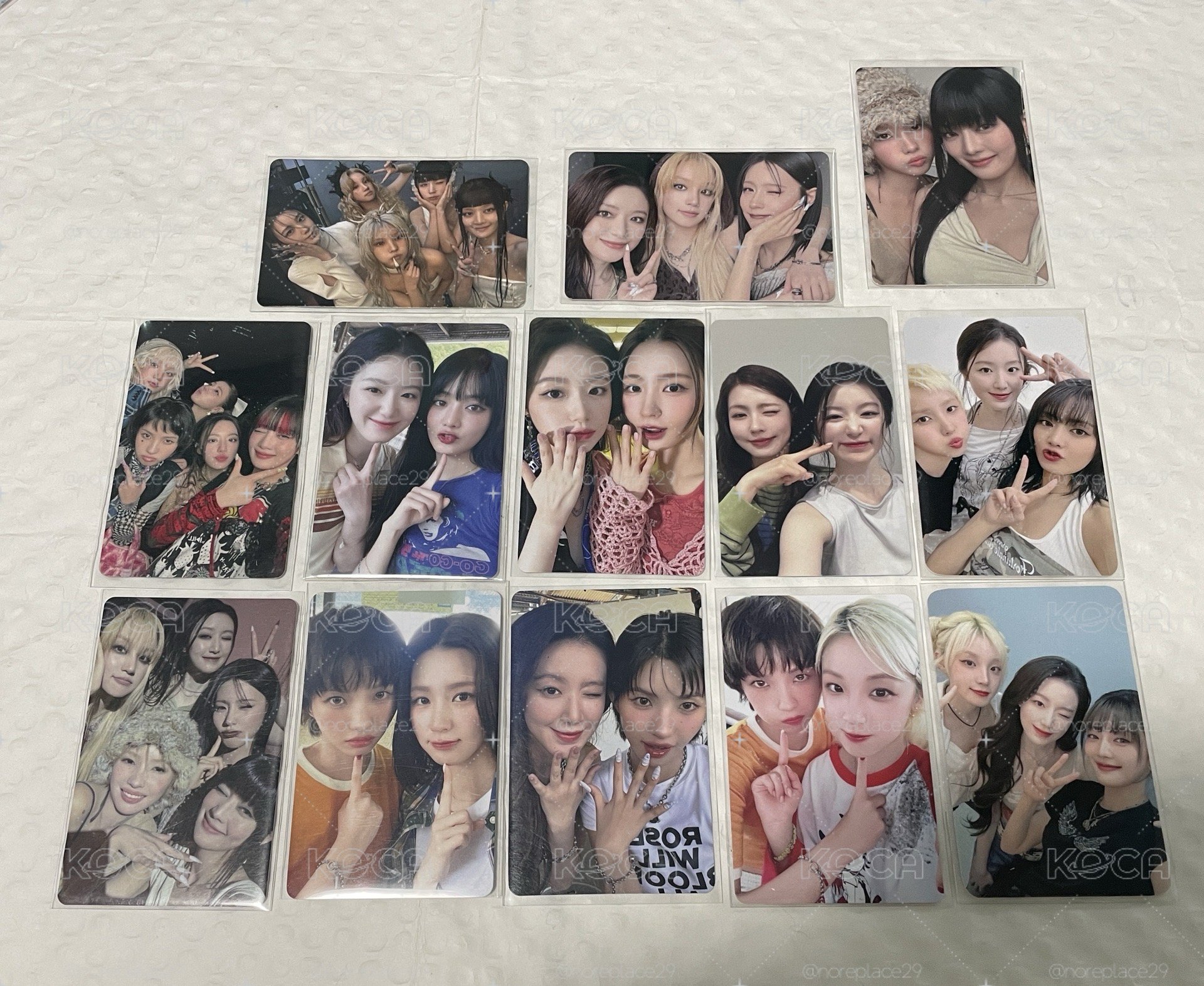 i-dle 團卡 分隊卡 樹莓 油豆腐 花卷 展覽磁鐵一套六入