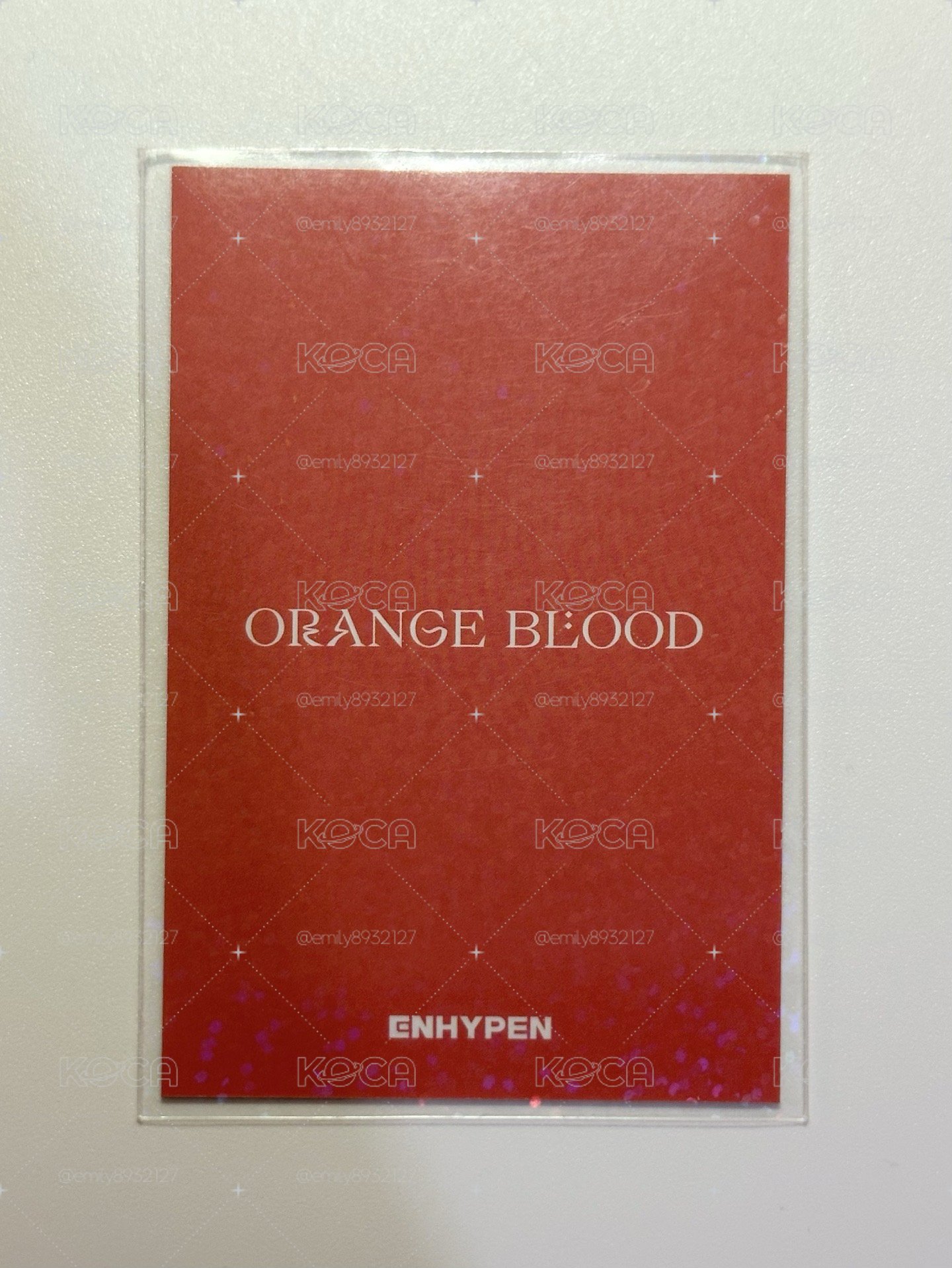 ENHYPEN JAKE 沈載倫 迷五日咖特典