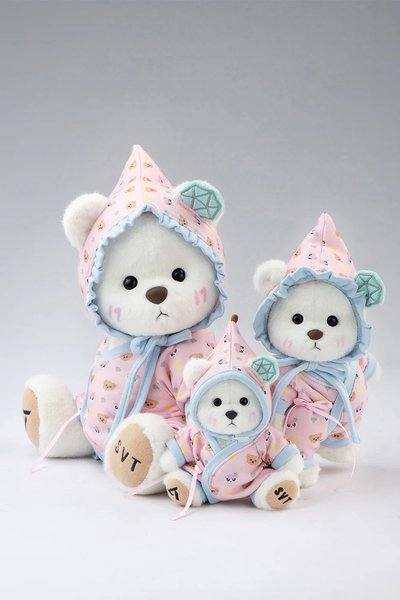 TEDDYTALES × SEVENTEENBONGBONG BEAR 莉娜熊 十週年聯名 XS粉衣