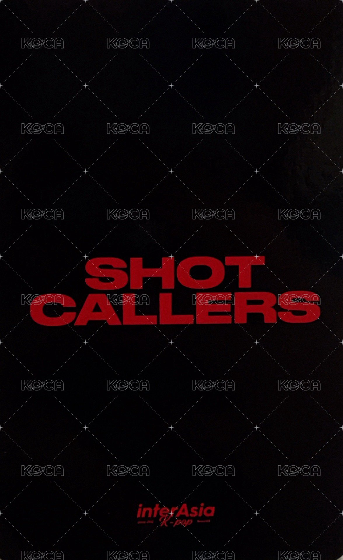 迷你一 ia 線下 簽售卡  背面