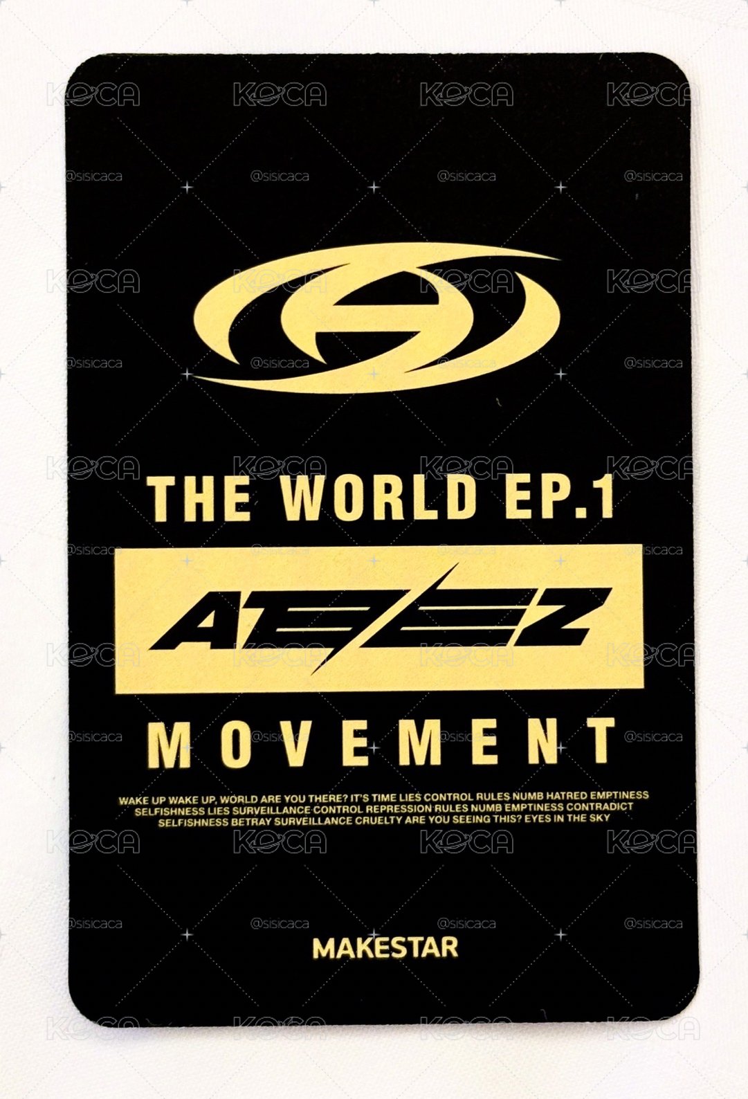 崔鍾浩 Movement MS 簽售卡 