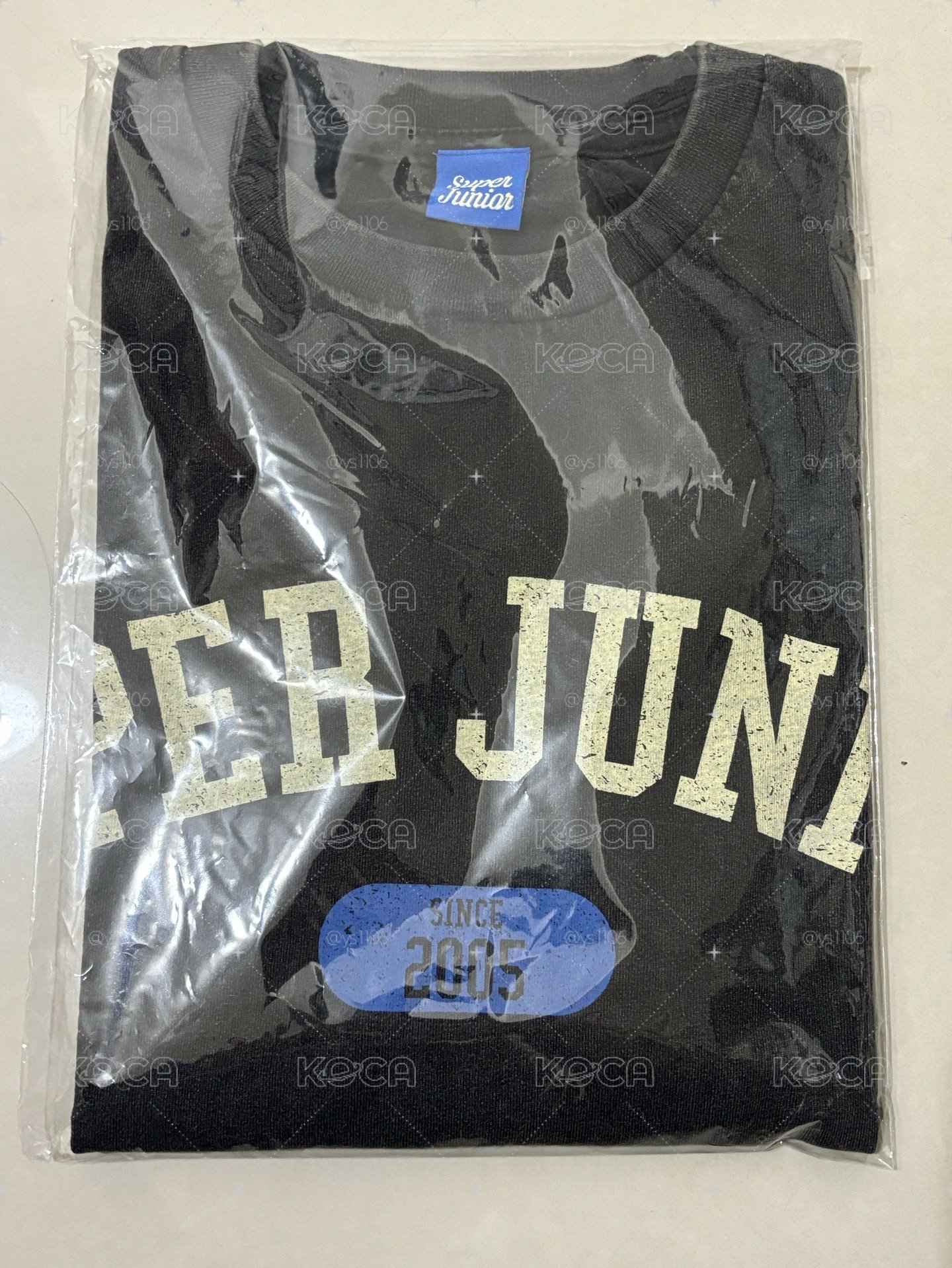 SUPER JUNIOR 日巡灰色上衣L號