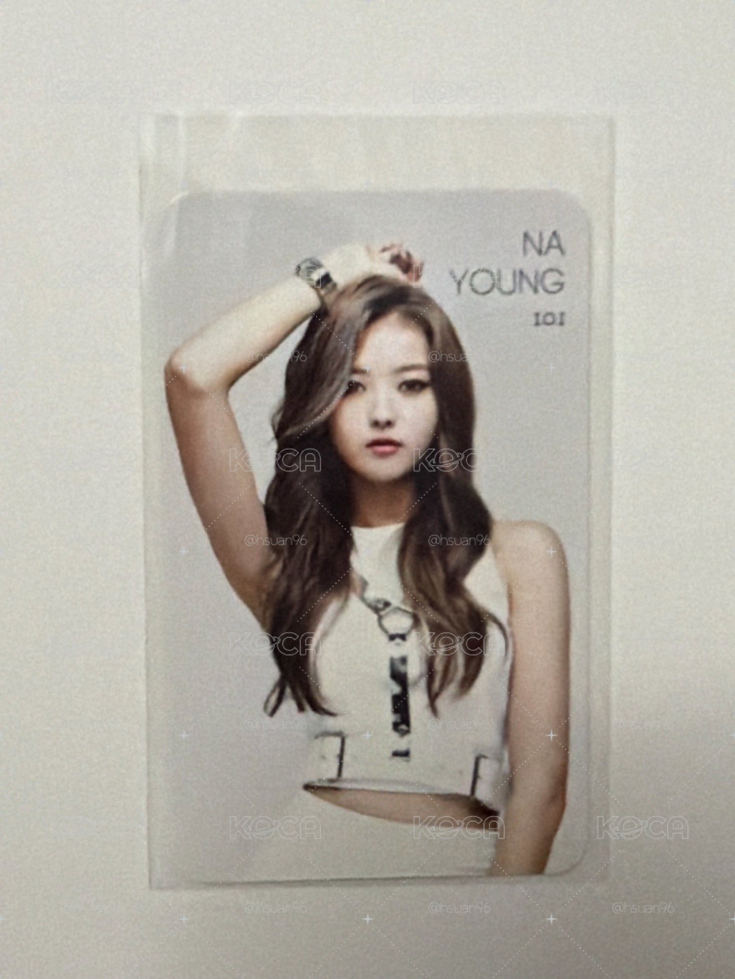 I.O.I 娜榮 Whatta man專卡 