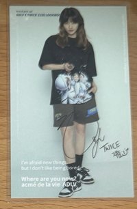 TWICE X ADLV adlv1.0 代言卡 