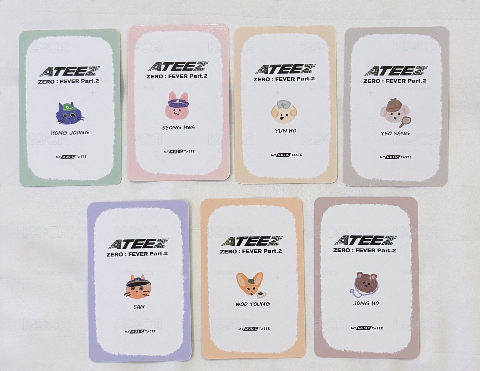 ATEEZ Fever pt.2 MMT 簽售卡