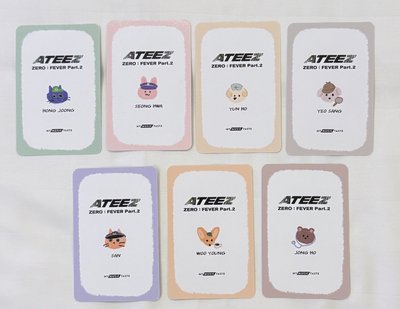 ATEEZ Fever pt.2 MMT 簽售卡
