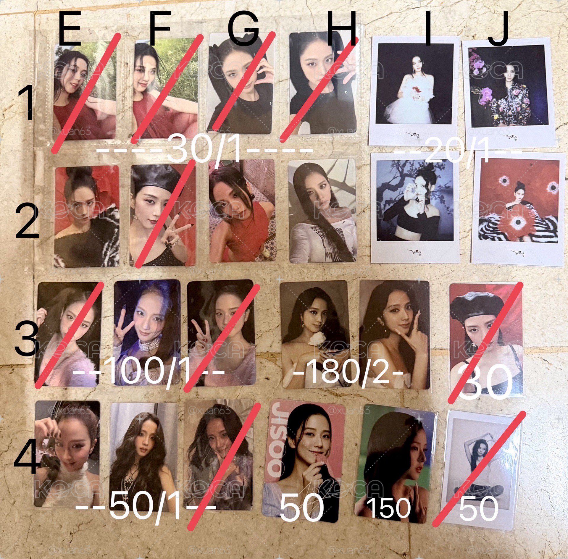 JISOO-ME.AMORTAGE小卡