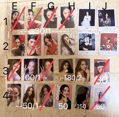 JISOO-ME.AMORTAGE小卡