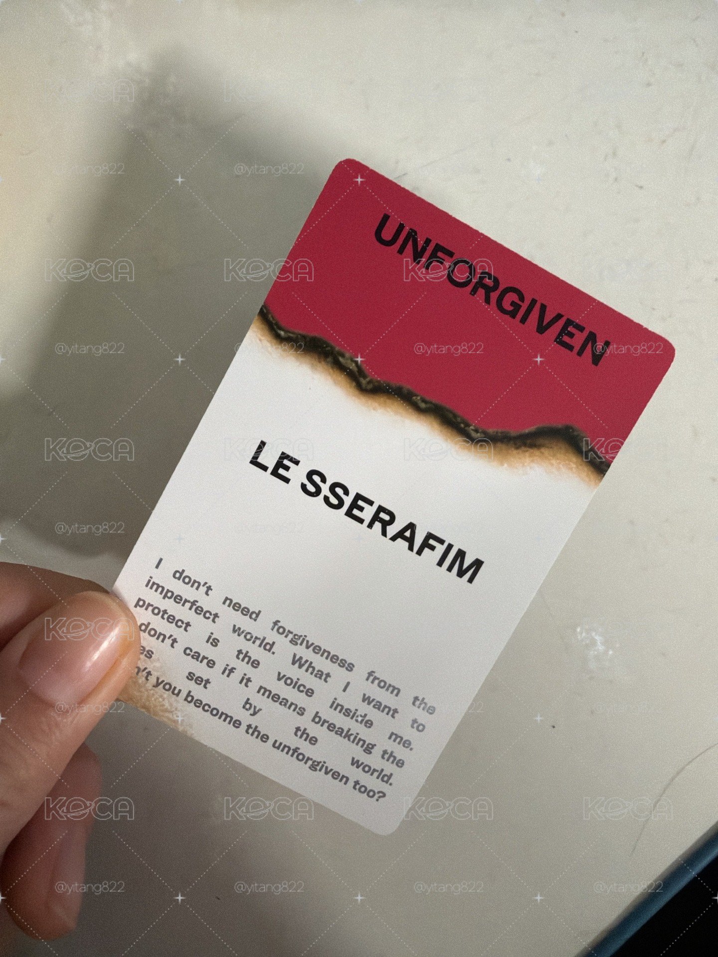 Le sserafim 洪恩採 專卡