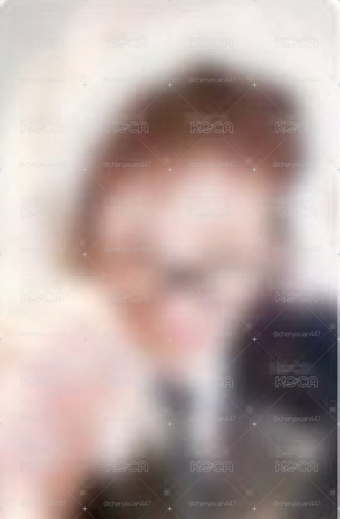 粉兔毛毯中鍾不拆