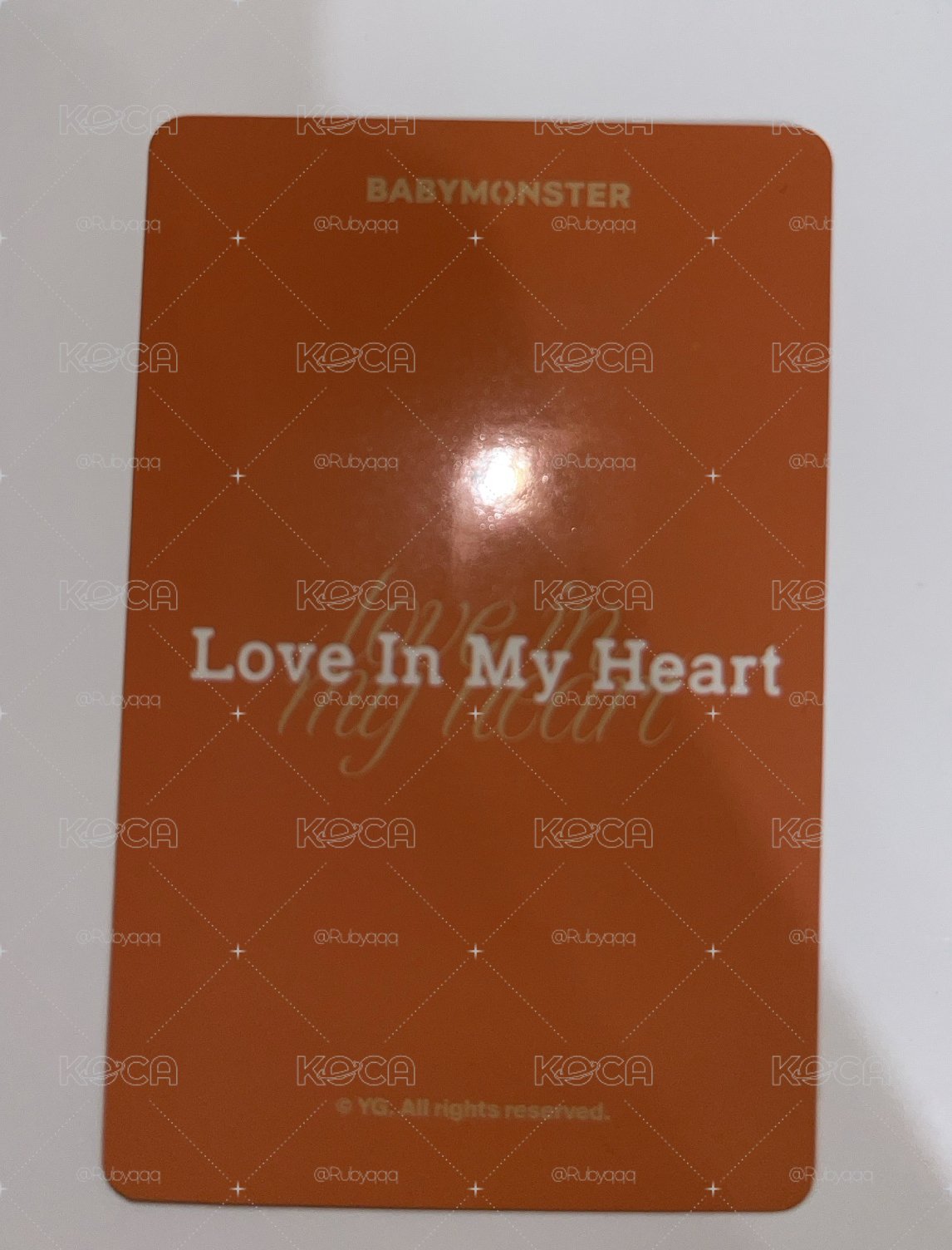Babymonster love in my heart Pharita
