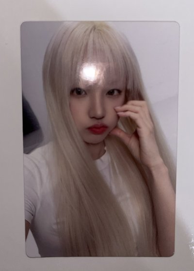 idle we are Yuqi特典卡中文卡背