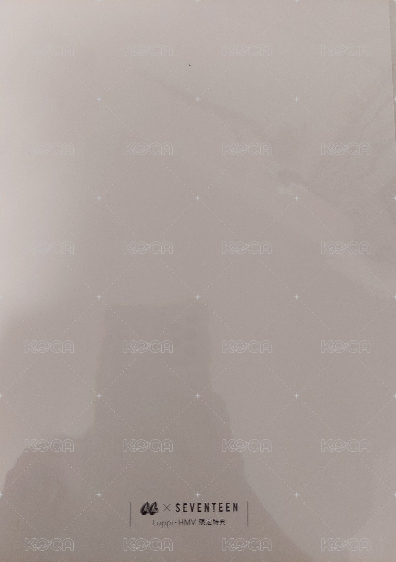 cancam 榮勳八燦 特典大卡 雜誌卡  背面