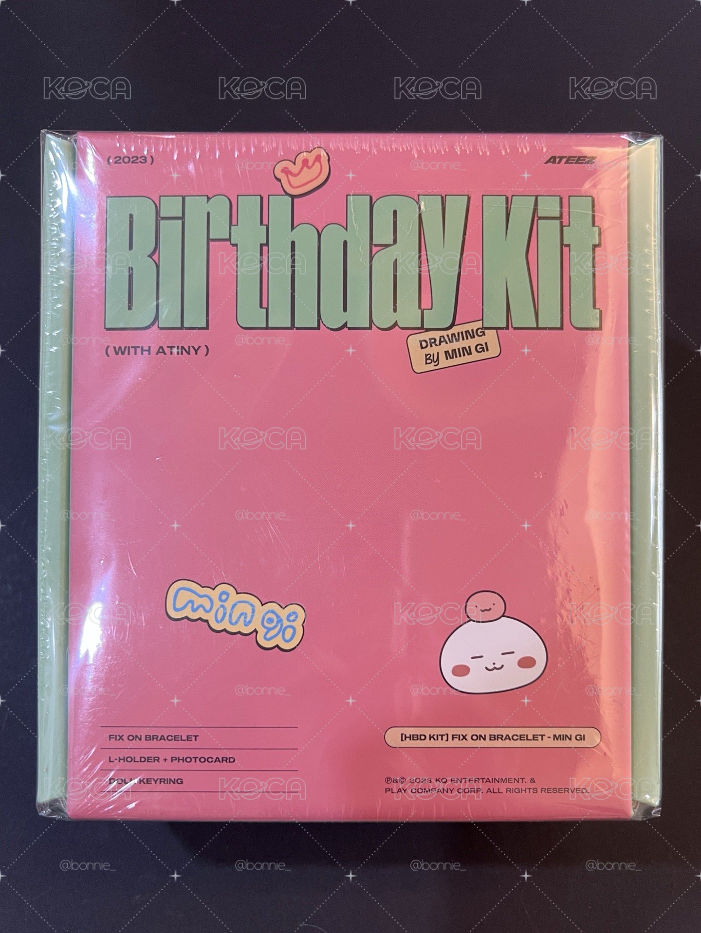旼琦 23年生日MD 手鍊/手環組（含旼糕）配件齊全