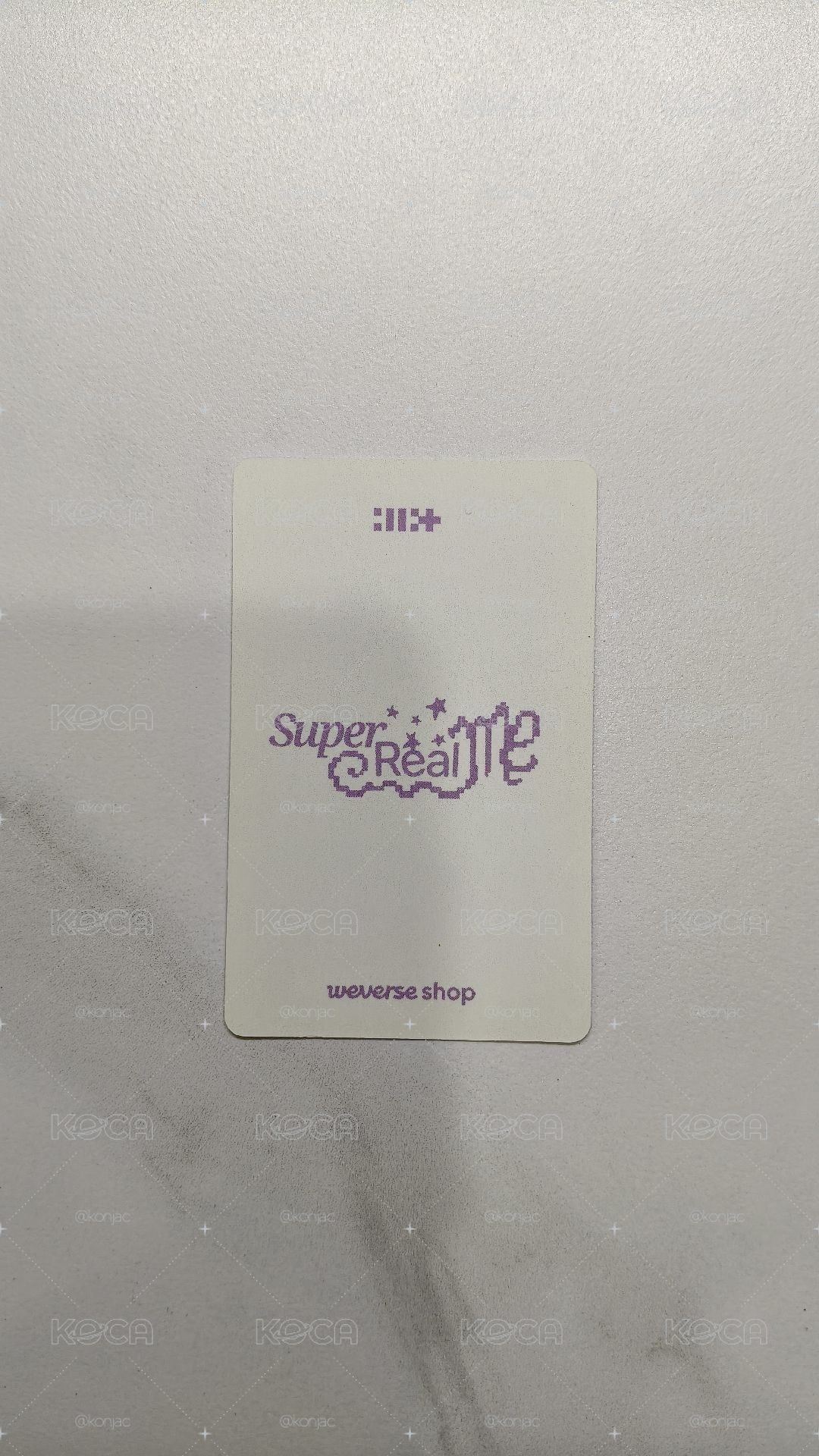 🔴SUPER REAL ME wvs 快閃 特典卡 