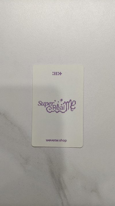 🔴SUPER REAL ME wvs 快閃 特典卡 