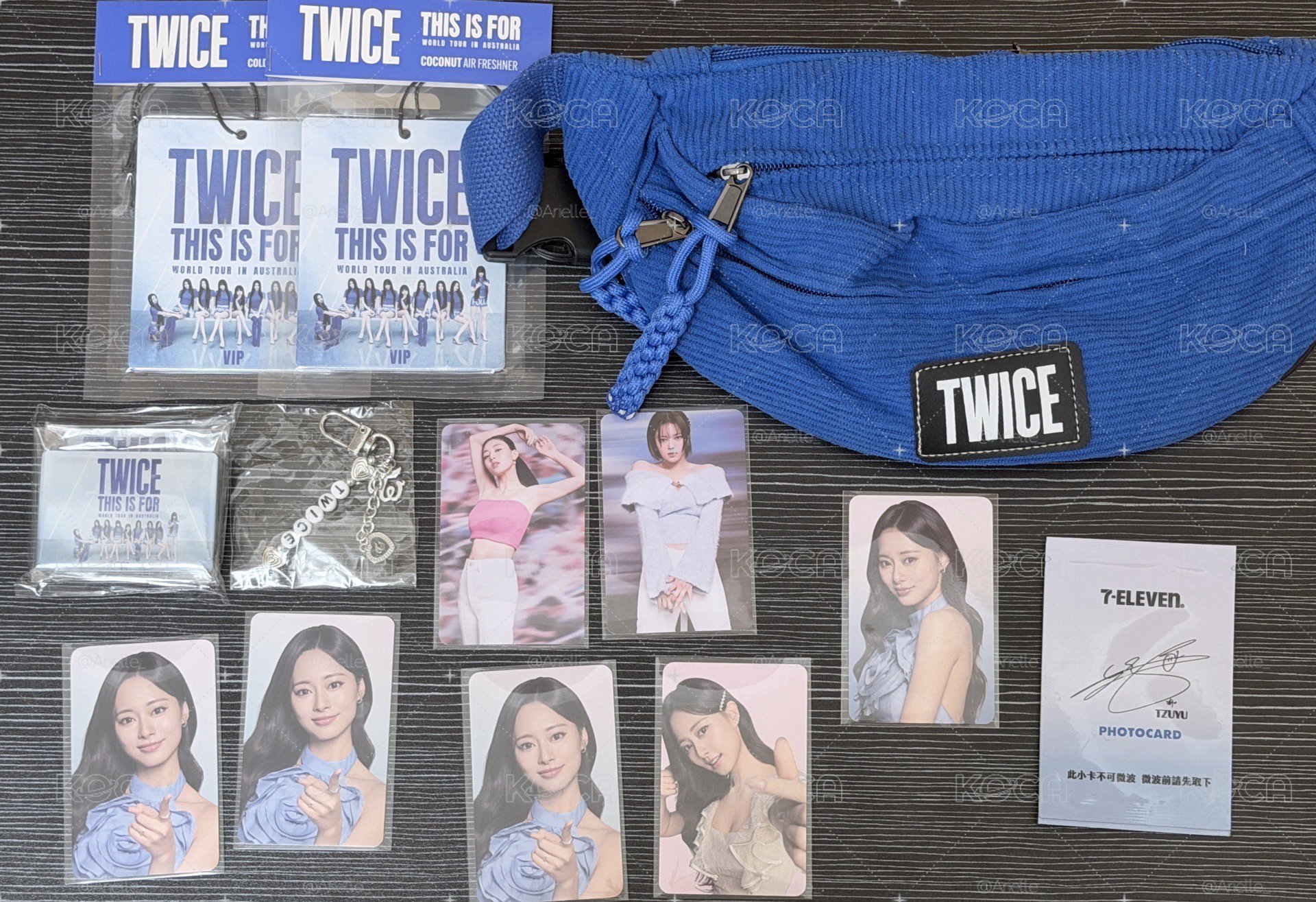 TWICE 小卡及澳洲場vip禮包內容物