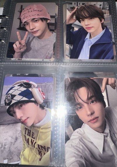 申惟4張中文卡背+炅憫出道電子專