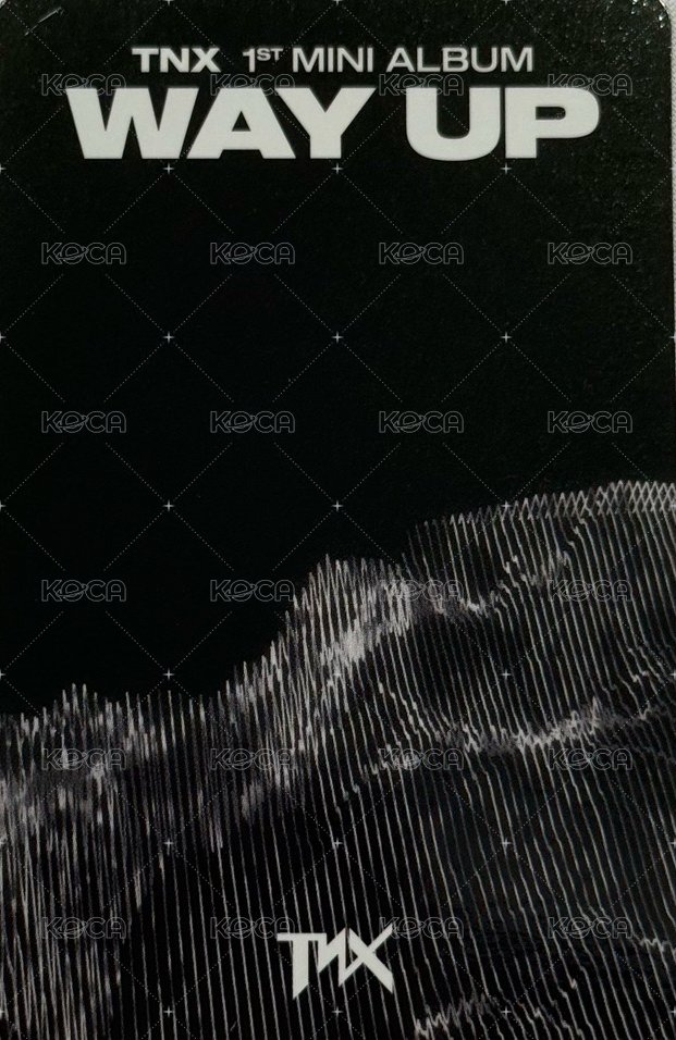 1st MINI ALBUM 【WAY UP】 專輯卡  背面