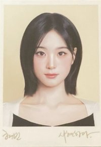 代言卡 tripleS sihyunhada聯名證件照