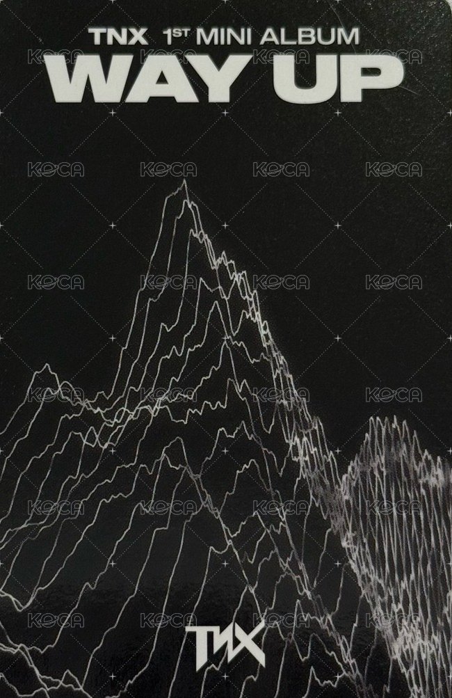 1st MINI ALBUM 【WAY UP】 專輯卡  背面