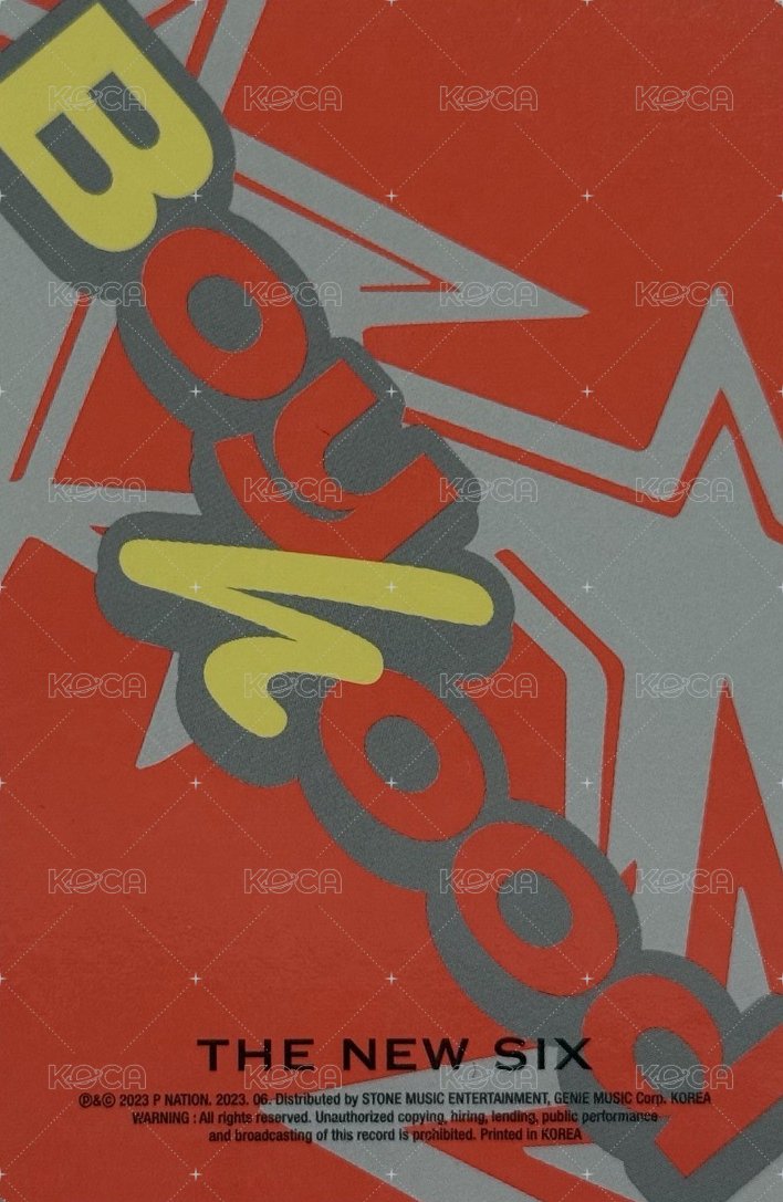 THE 3RD MINI ALBUM 【BOYHOOD】 專輯卡  背面