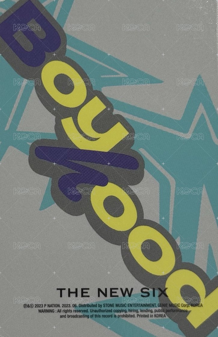 THE 3RD MINI ALBUM 【BOYHOOD】 專輯卡  背面