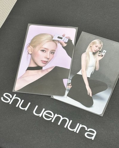 Miyeon植村秀代言卡