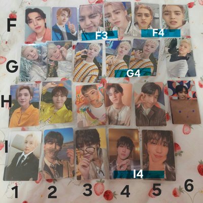 可單帶區 專卡 SEVENTEEN 勝哲 淨漢 知秀 順榮 圓佑 知勳 碩珉 珉奎 明浩 勝寛