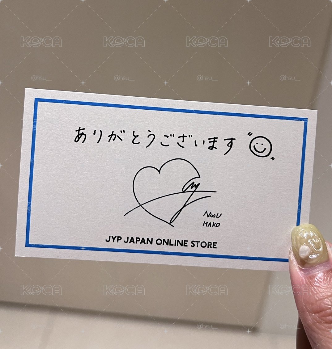 JYP JAPAN滿額感謝卡 NiziU MAKO