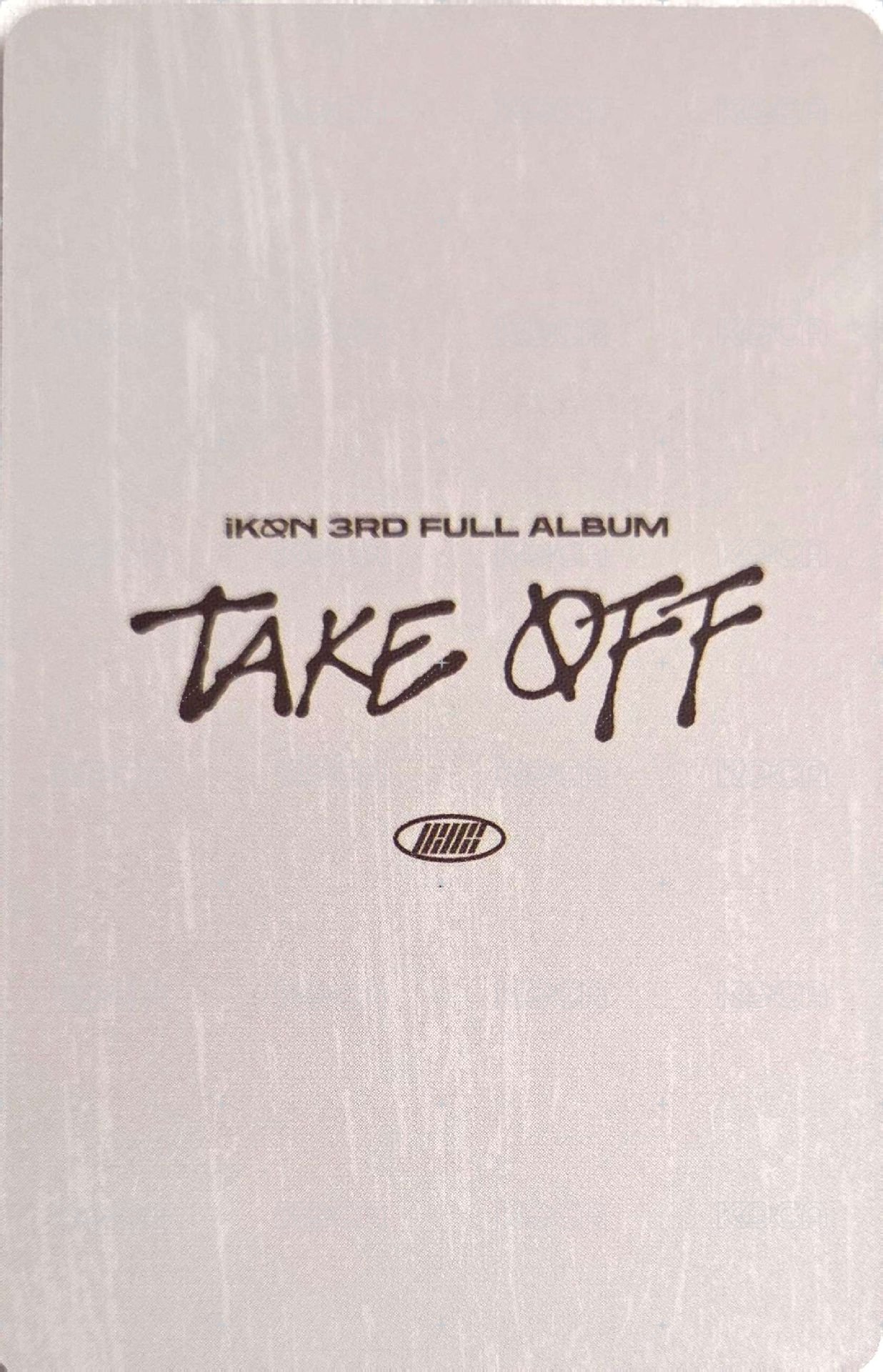 正三 專輯卡  背面