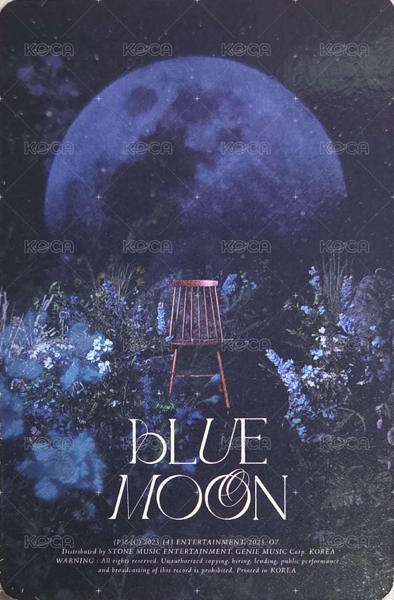 JAY 1st SOLO pt2 專輯卡  背面