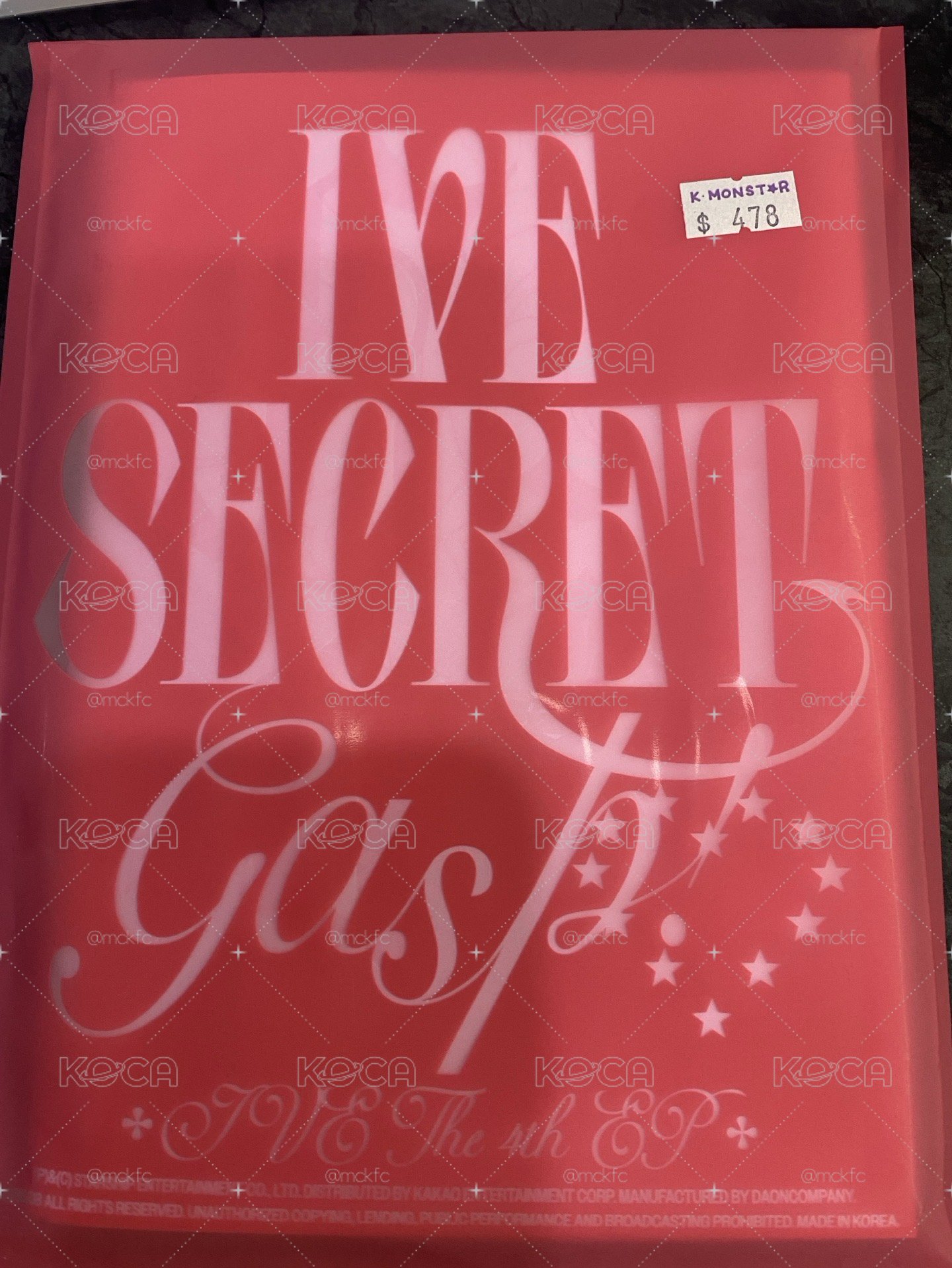 IVE SECRET 專輯 Gasp! ver.