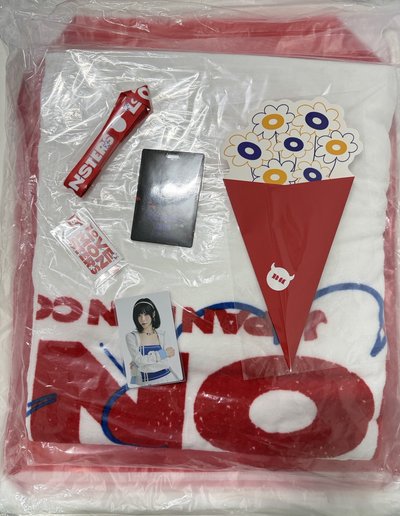 BABYMONSTER 亞洲FC 日本SS席 浴袍 束口袋 貼紙 