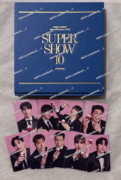 Super Junior SS10 IN Japan 甜點盤（含卡）（盤全新未拆）