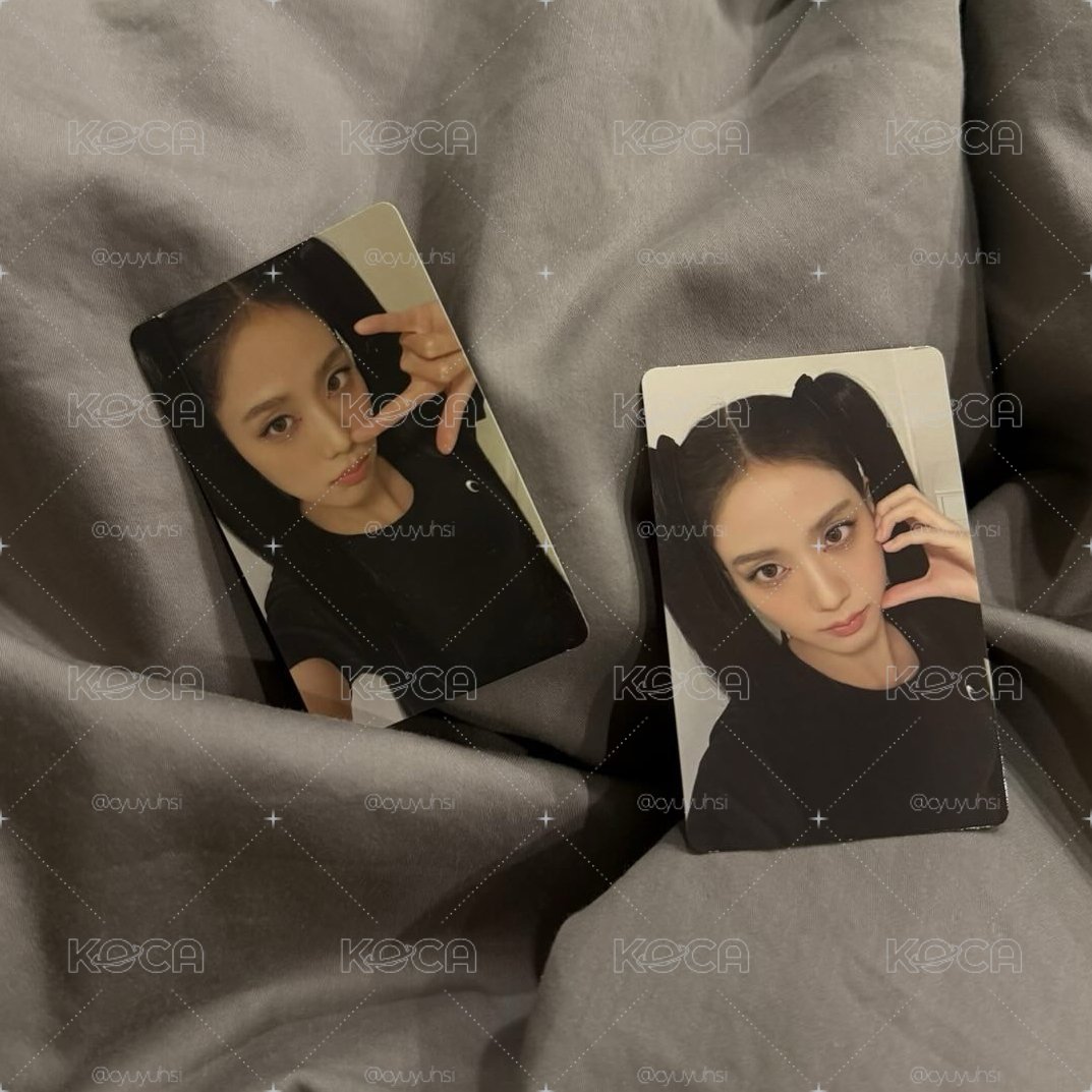 Jisoo ME 黑版專輯卡