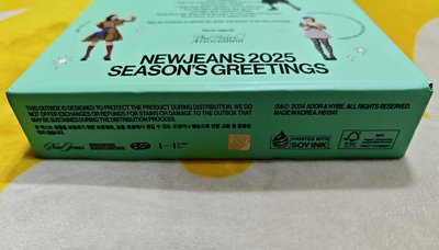 【含整盒小卡+日韓限定雙特典】NewJeans 年曆 2025 (內容物完整無缺件) (日記本無劃痕)