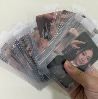 twice 迷14 jyp 原袋未拆幸運卡、首爾快閃一套18張（狗耳、愛心）