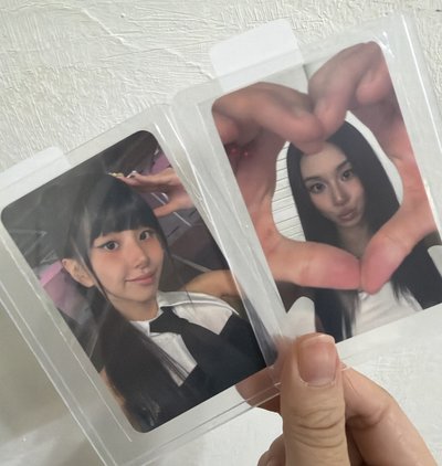 twice 迷14 jyp 原袋未拆幸運卡、首爾快閃一套18張（狗耳、愛心）