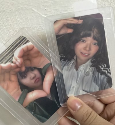 twice 迷14 jyp 原袋未拆幸運卡、首爾快閃一套18張（狗耳、愛心）