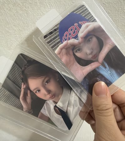 twice 迷14 jyp 原袋未拆幸運卡、首爾快閃一套18張（狗耳、愛心）