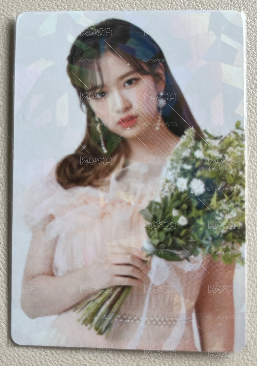 SUPER*IZ 捧花小卡 閃卡